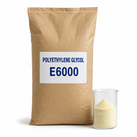 Polyéthylène glycol E 6000 PEG 6000 100% en poudre, agent blanchissant primaire pour placage au zinc acide