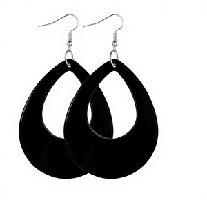 Pendientes de Resina Hechos a Mano, Joyería Única y Colorida, Pendientes Largos Ligeros para Mujer, Accesorios de Moda - Product Image 1