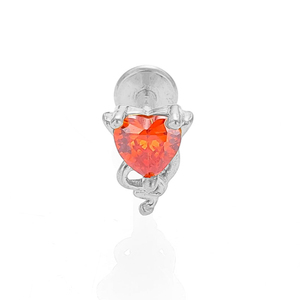 Piercings de Labio de Acero Inoxidable YW con Forma de Corazón y Cruz, Anillo de Tragus, Piercing de Oreja para Mujer y <span class=keywords><strong>Hombre</strong></span>, Joyería Corporal - Product Image 6