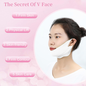 Mascarilla Facial Reafirmante en V para Mentón y Cuello con Colágeno, Precio <span class=keywords><strong>de</strong></span> Fábrica OEM - Product Image 1