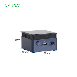 Mini PC ultracompacto: Intel N100/N200 <span class=keywords><strong>8GB</strong></span> 16GB <span class=keywords><strong>DDR4</strong></span> Win10/11 | HDMI Dual 4K USB3.0 Tipo-C para señalización digital - Product Image 1