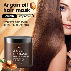 TWG profesyonel Argan yağı saç maskesi Anti bölünmüş onarım Argan yağı besleyici nemlendirici saç tedavi maskesi Argan yağı saç maskesi - Product Image 2