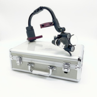 Ensemble complet de haute qualité 2.5X/3.5X/6.0X de loupes médicales Loupe de phare chirurgical sans fil