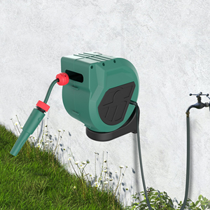 Avvolgitubo HR025-1/2 1/2 ''25m irrigazione retrattile in PVC automatico avvolgitubo da giardino aggiornato regolabile ugello <span class=keywords><strong>Spray</strong></span> - Product Image 6