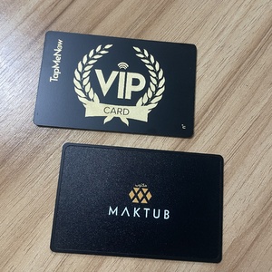 Carte de visite en métal avec LOGO personnalisé de luxe Cartes NFC Chip Carte de visite en métal hybride invisible avec code QR unique - Product Image 2