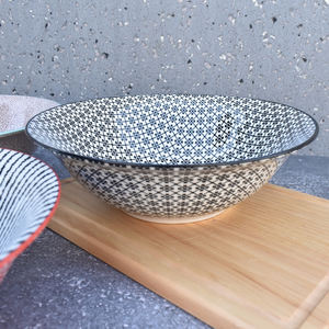 Ensemble de bols à soupe ramen en, service de nouilles de riz, en porcelaine, en céramique, <span class=keywords><strong>grande</strong></span> couleur verte, vente en gros, 5 pièces, 47 oz - Product Image 3