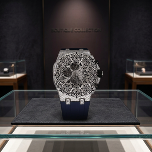 AMBER JEWELS นาฬิกาโครโนกราฟทรงสี่เหลี่ยมประดับมอยซาไนต์สุดหรู ระบบอนาล็อก CITIZEN ควอตซ์ กันน้ำ สายซิลิโคนสำหรับทุกเพศ - Product Image 1