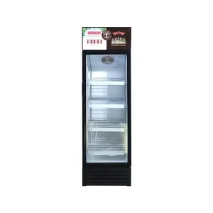 Meisda nova esfriadora de vidro, sc235b 235l bebidas com visor reto, refrigerador para porta de vidro 2023