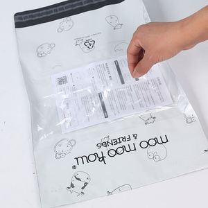 Échantillon gratuit Sac d'expédition en plastique LDPE recyclable résistant à l'humidité Sac de courrier personnalisé avec logo pour la livraison - Product Image 1