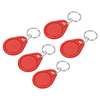 Porte-clés RFID étanche 13.56MHz 1k ABS PET PVC Smart Token Tag pour contrôle d'accès Communication NFC pour hôtel