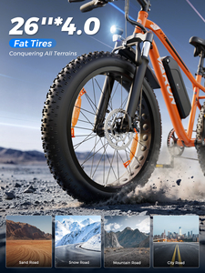 Bicicleta Eléctrica Shimano de 7 Velocidades, Varun M26-2 Pro, 26 Pulgadas, Neumáticos Anchos, 250w, Cumple con la Normativa Europea, Alcance Probado de 65 km, 25 km/h, IP65, 150 kg, Venta al por Mayor en la UE, M26-2pro - Product Image 2