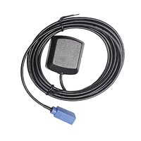 Antena GPS GNSS para Coche de Alta Ganancia 28dbi, Activa, Omnidireccional, Impermeable, con Montaje de Tornillo, para Exteriores, con Antena GPS GSM Integrada y Ranura para Tarjeta SIM