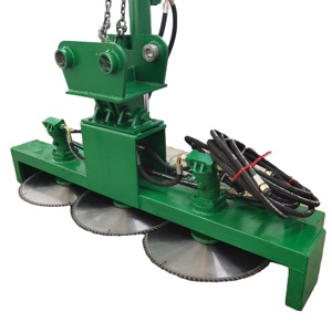 Scie à branches hydraulique télescopique montée <span class=keywords><strong>sur</strong></span> excavatrice pour l'aménagement paysager municipal et les vergers – Approvisionnement direct usine - Product Image 5