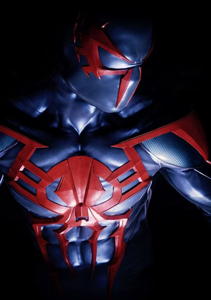 Costume Anime da uomo ragno 2099 autenticamente ricreato per giochi di ruolo di supereroi per eventi di Halloween festa di scena Dress-Up - Product Image 6