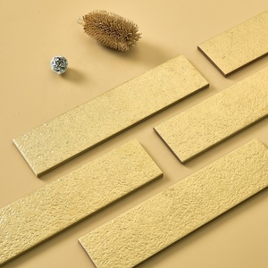 60X240 Mm ไฟฟ้าสีเงินสีทองสีน้ำตาลกระเบื้องโมเสคผนังเซรามิก - Product Image 2