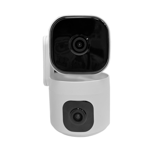 AI人検出モーション追跡機能付きデュアルレンズ屋内PTZカメラ 6MP CMOSセンサー H.265 WiFi6 双方向音声 ホーム用 - Product Image 1