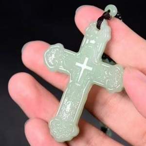 Chaîne de pull en <span class=keywords><strong>jade</strong></span> de Hetian artificiel, pendentif en <span class=keywords><strong>jade</strong></span> blanc, <span class=keywords><strong>collier</strong></span> en aventurine, pendentif en <span class=keywords><strong>jade</strong></span>. - Product Image 2