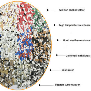 Échantillon gratuit 3-5mm copeaux époxy plancher flocon Garage revêtement de sol Composite roche tranche naturel mica flocon décor béton revêtement flocon - Product Image 4