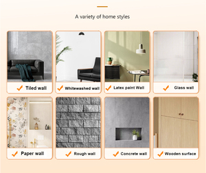 <span class=keywords><strong>Tringle</strong></span> de douche moderne sans perçage de 32 mm d'épaisseur, support mural réglable pour salle de bain, <span class=keywords><strong>tringle</strong></span> de douche à tension - Product Image 4