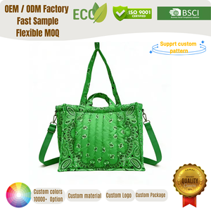 Borsa Trapuntata con Logo Personalizzato, Tendenza 2026, Leggera e Imbottita in Nylon, Borsa da Donna, Vendita all'Ingrosso, Borsa a Tracolla e Tote per Donne - Product Image 1