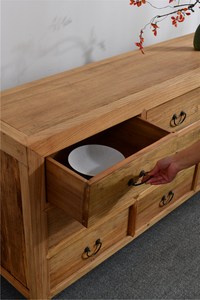 Muebles reciclados Madera recuperada antigua rústica wabi-sabi replica muebles de <span class=keywords><strong>aparador</strong></span> de sala de estar - Product Image 4