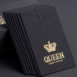 Etiquetas de Precio de Papel Negro Personalizadas al por Mayor para Regalos, Etiquetas Colgantes Impresas con Escritura a Mano - Product Image 3