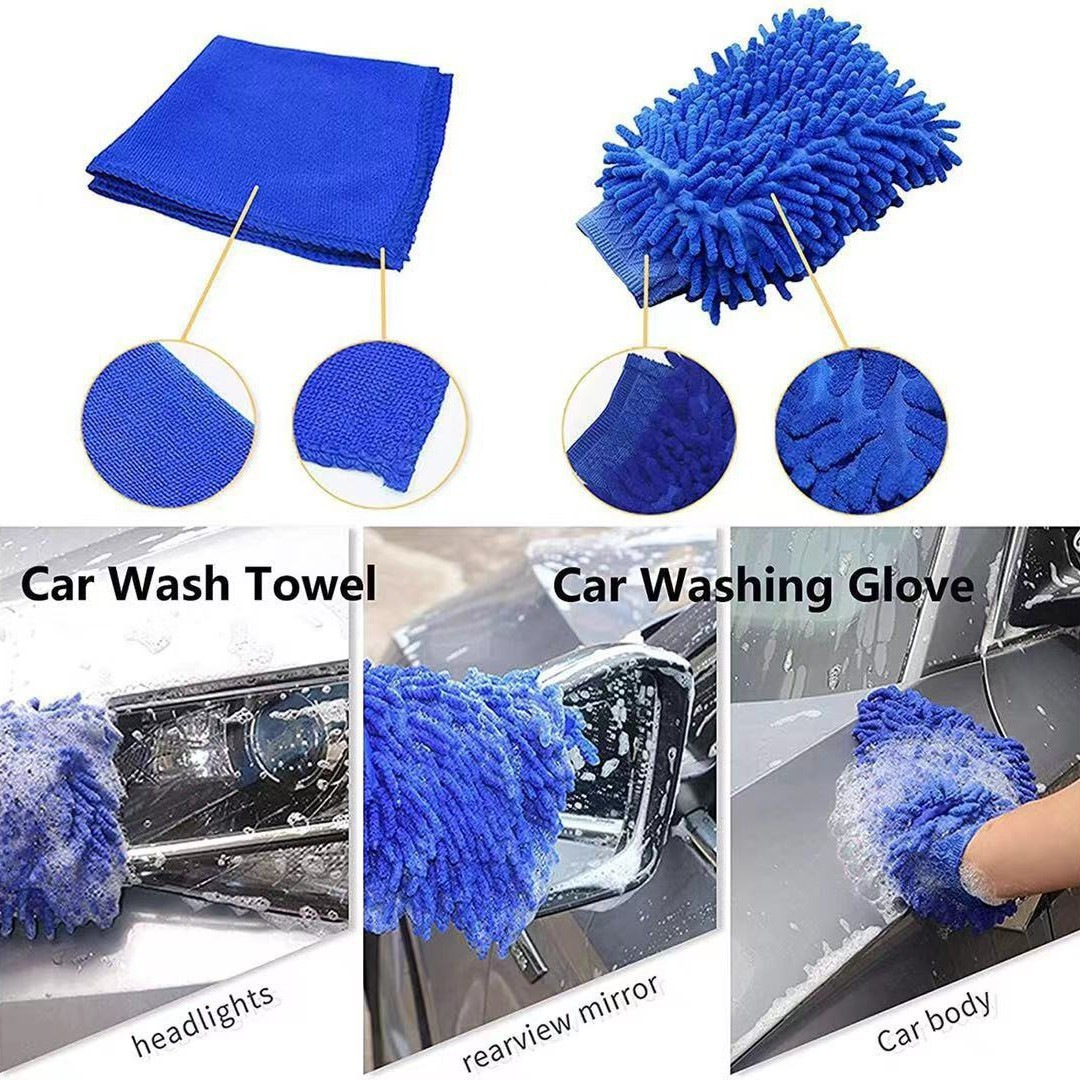 Car Wash Brush Set Detailing Brush for Air Outlet Tire Rim Drill Brush Sponges Auto Interior Exterior Dirt Dust Cleaning Tools