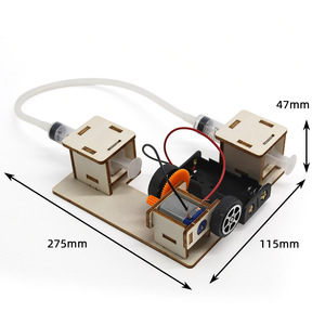 Kit d'expérimentation de disque de frein hydraulique 275mm x 115mm x 47mm, modèle éducatif scientifique en bois STEM pour enfants de 7 à 9 ans - Product Image 1