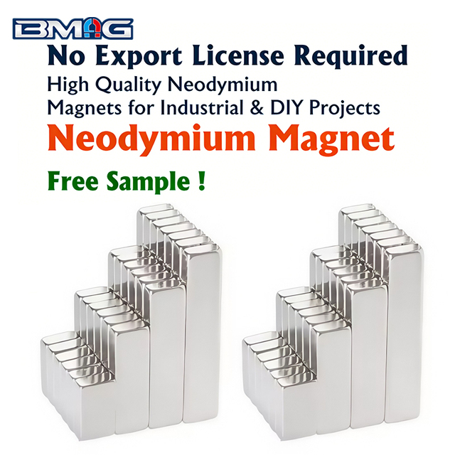 NdFeB Square Magnet N50 6000 Gauss Zinc Plated Corrosion Resistant OEM Service Magnet