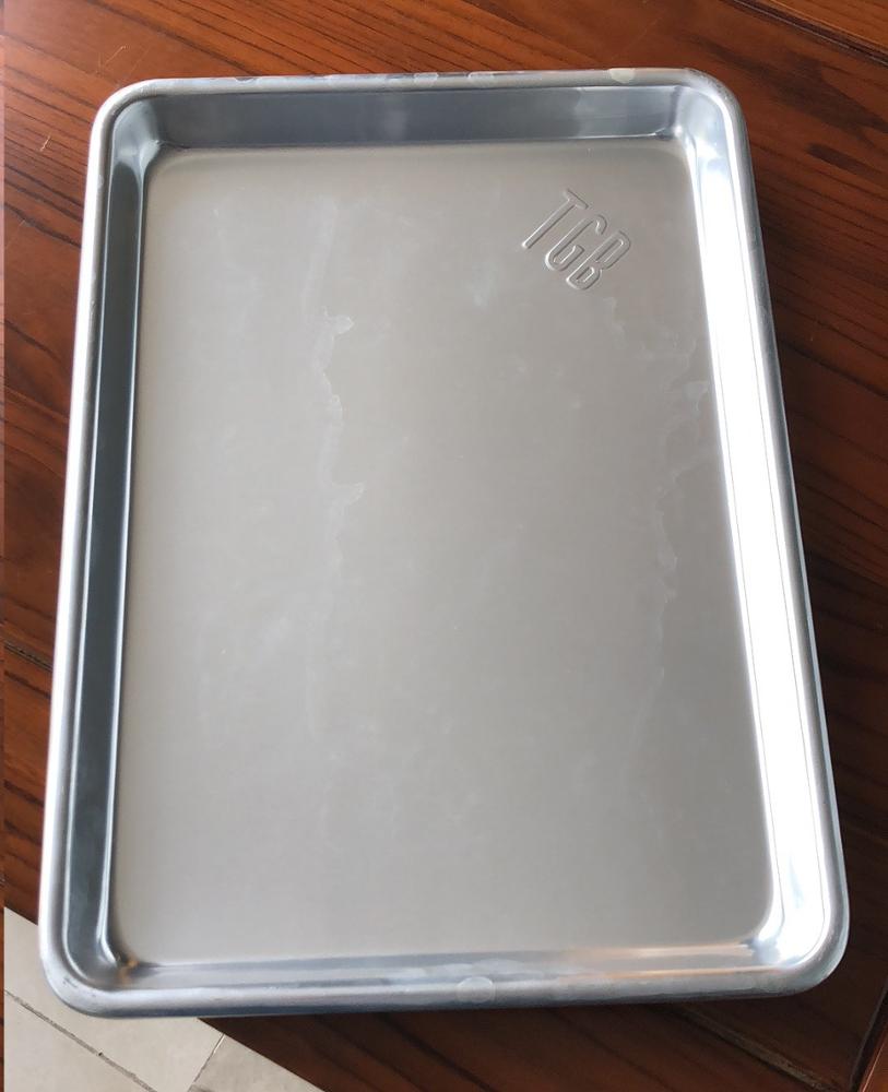 13"x18"x1" Half size aluminum sheet pan of baking tray