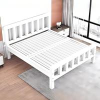Lit double en fer renforcé et épaissi 1,5 m 1,8 m, design de chambre à coucher moderne minimaliste de luxe