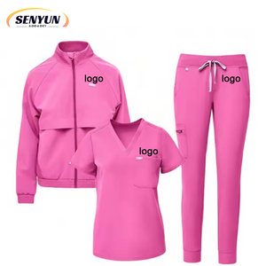Set di Divise Mediche SPA a 2 Pezzi Personalizzate con Logo del Produttore, Uniformi per Medici e Infermieri - Product Image 1