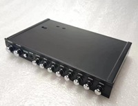 Mercado de EE. UU. MicCar Ecualizador Fm Transmisor Coche Reproductor de Mp3 Cargador de teléfono Ecualizador 7 Bandas