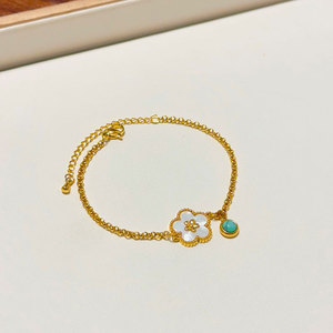 Pulsera y Brazaletes de Moda para Mujer, de Acero Inoxidable 316L de Lujo Personalizados, Chapados en Oro de 14k y 18k, Pulseras de Diseñador de Marca para Mujer - Product Image 5