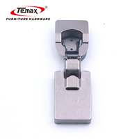 Charnière de porte dissimulée en fer TEMAX HB319 100 degrés, coupelle de 35 mm pour armoire de cuisine, placard, meubles
