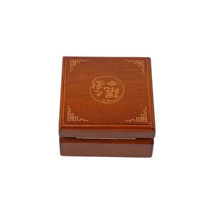 Caja de Joyería Rectangular de Madera de Acacia Hecha a Mano, Forro de Terciopelo Negro, para Anillo Individual, Compromiso, Coleccionable, Embalaje Artesanal DS - Product Image 6