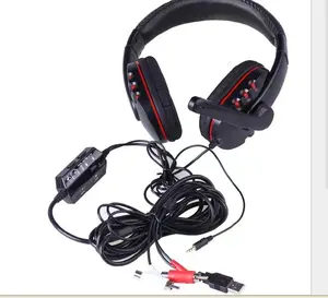 Gaming Headset Headphones With Microphone For Xbox 360/PS5/PS4/PS3/PC Games Wired Headset Headphone with Mic