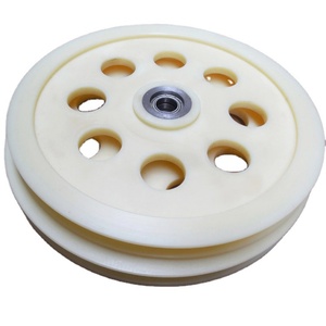 Polea Redonda de PU SenGuang D150 con Diámetro Interior de 32 mm, Ancho de 20 mm, 1 Ranura para Aplicaciones de Trefilado, Extrusión y Esmaltado OEM - Product Image 4