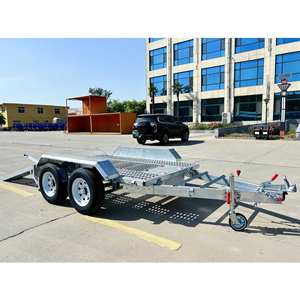 Remorque de charge à double essieu série 3 tonnes galvanisée à chaud multifonctionnelle pour chariot élévateur à fourche voiture véhicules utilitaires usine directe - Product Image 5