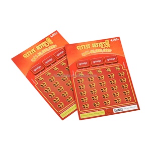 Boletos de Lotería al por Mayor, Tarjetas de Lotería Rasca y Gana, Impresión de Boletos de Lotería Rasca y Gana Personalizados - Product Image 2