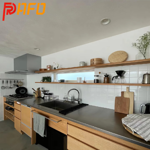 Muebles de Cocina con Encimera de Madera Profesional Personalizada, Estilo Moderno, Grifo Automático con Bisagra para <span class=keywords><strong>Isla</strong></span>, Uso en <span class=keywords><strong>Apartamentos</strong></span> - Product Image 4