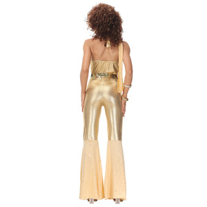 Robe fantaisie pour femmes, <span class=keywords><strong>Costume</strong></span> de danse reine des années 1970, costumes de discothèque Diva Pop Star - Product Image 3