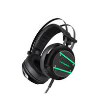 Casque de jeu E-sport haute fidélité USB 7.1 avec son surround PS4, caisson de basses et réduction active du bruit