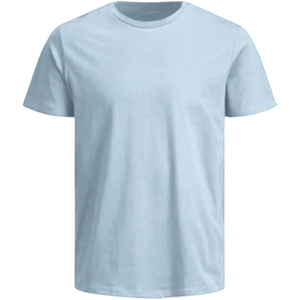 Camiseta de Hombre al por Mayor, Personalizada, de Algodón, Casual, de Manga Corta, Cuello Redondo, Fabricante OEM ODM, Talla, Color, Logotipo y Etiqueta Personalizables - Product Image 3