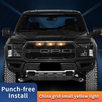 Nouveau 12V LED Jaune Éclairage de Calandre Avant de Voiture DRL Phares Diurnes LED pour Utilisation avec Phares Avant