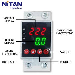 Интеллектуальный трехфазный стабилизатор напряжения с защитой от перенапряжения и пониженного напряжения, LED-дисплей, технология SVC, мощность 1 кВА, регулятор напряжения, амперметр - Product Image 2