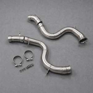 ท่อไอเสียสแตนเลส 304 คุณภาพสูงสำหรับ Mercedes Benz S63 AMG W222 M177 4.0L - Product Image 1