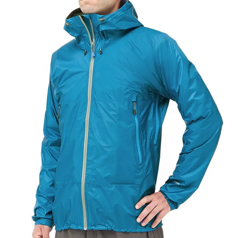 2023 Custom Hooded Impermeables Outdoor Raincoat Plus Size Men Jacket Capa de Chuva Waterproof Rain Jacket