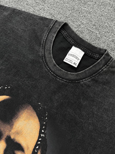 Acid Wash Cotton Custom Printed Oversized <b>Y2k</b> Breathable Heavyweight Men's T-<b>Shirt</b> - Product Image 6