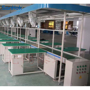 Table de travail double personnalisée Convoyeur à bande Pied électrique <span class=keywords><strong>Ligne</strong></span> d'assemblage de <span class=keywords><strong>spa</strong></span> - Product Image 3